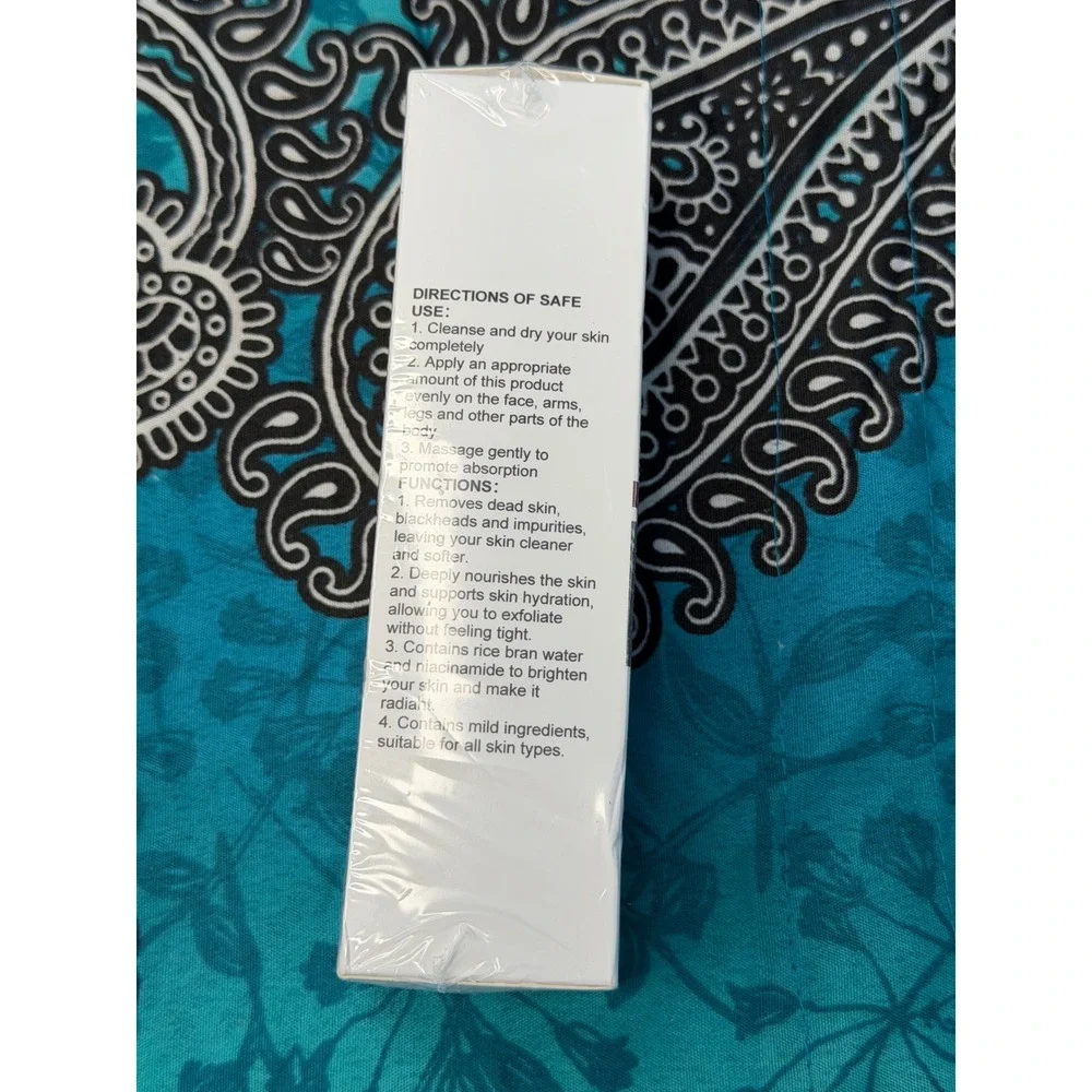 OceaAura Exfoliant Black Rice Ampoule 100ml Niacinamide Rice Bran Water Serum